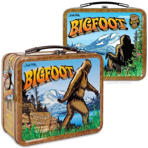 lock ness monster metal lunch box|Bigfoot Lunchbox by Archie McPhee .